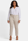 NYDJ Sadie Slim Pants In Plus Size In Stretch Twill - Feather