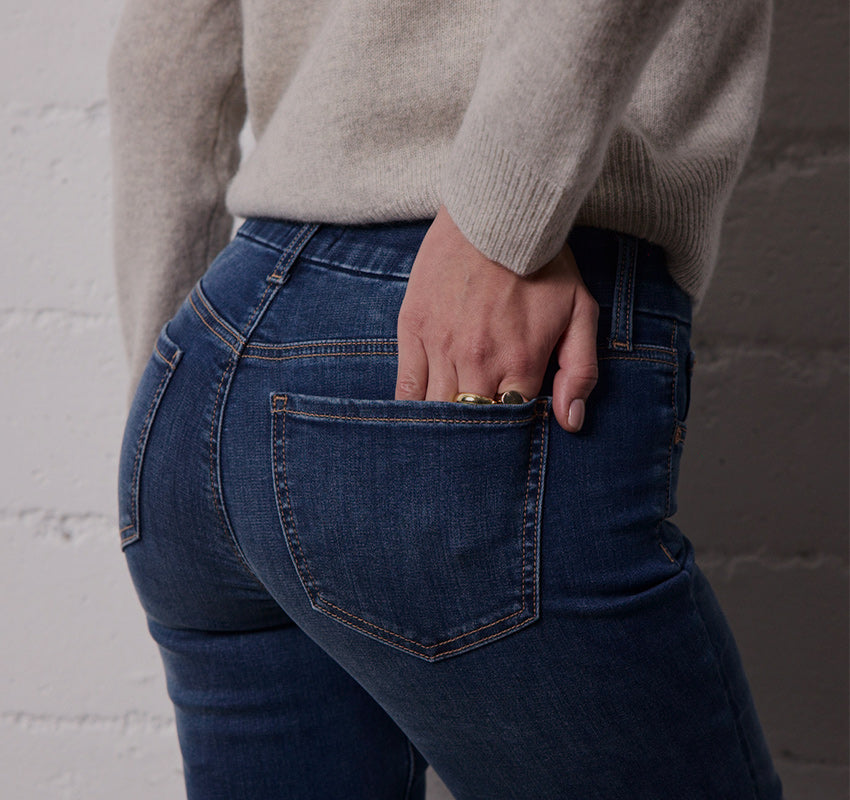 Click here to shop waist-match denim