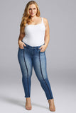 NYDJ Boost Skinny Ankle Jeans In Curves 360 Denim With Shadow Seam  - Taylor