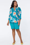 NYDJ The Perfect Blouse By Curves 360 - Orange Blossom