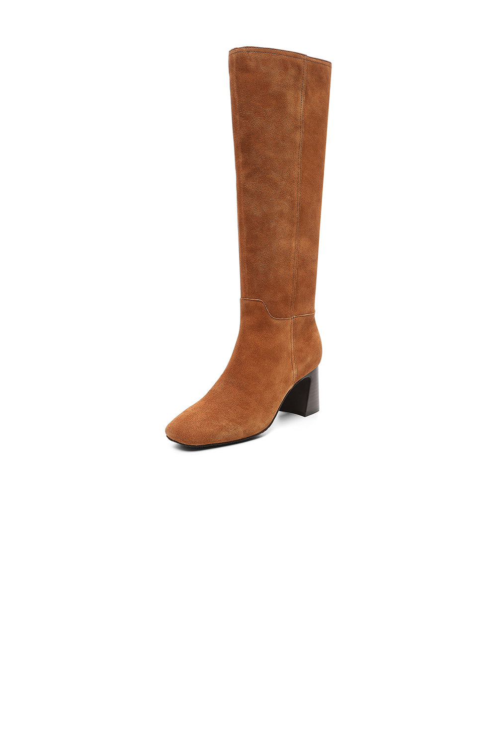 NYDJ Chelle Tall Boots In Calf Suede - Saddle