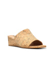 NYDJ Claudine Wedge Mule Sandals In Cork - Natural