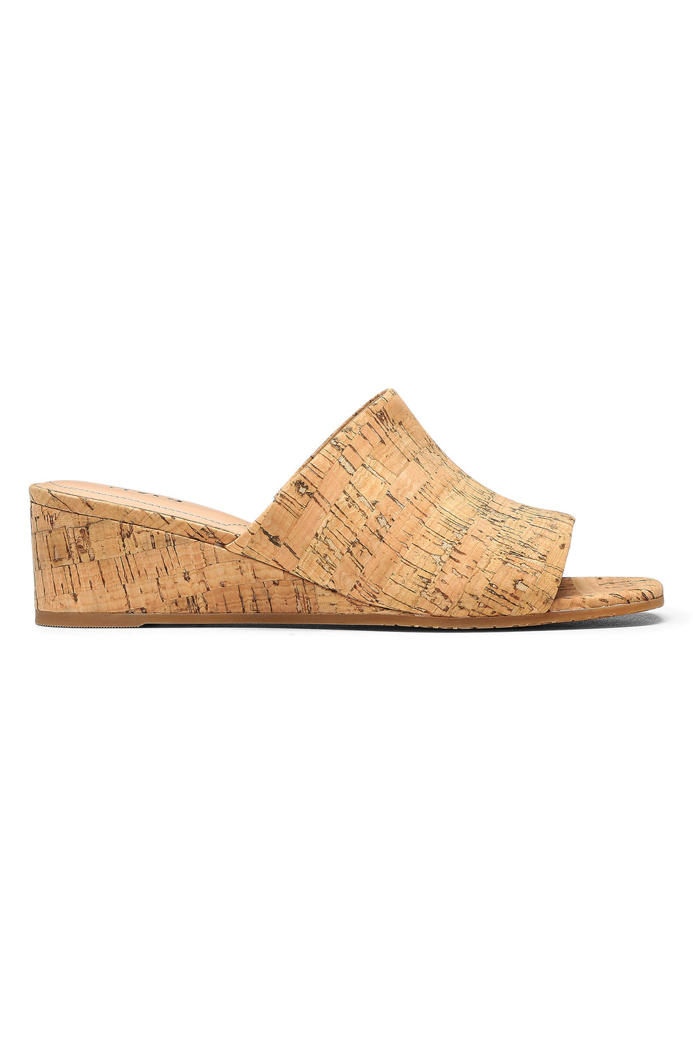 NYDJ Claudine Wedge Mule Sandals In Cork - Natural