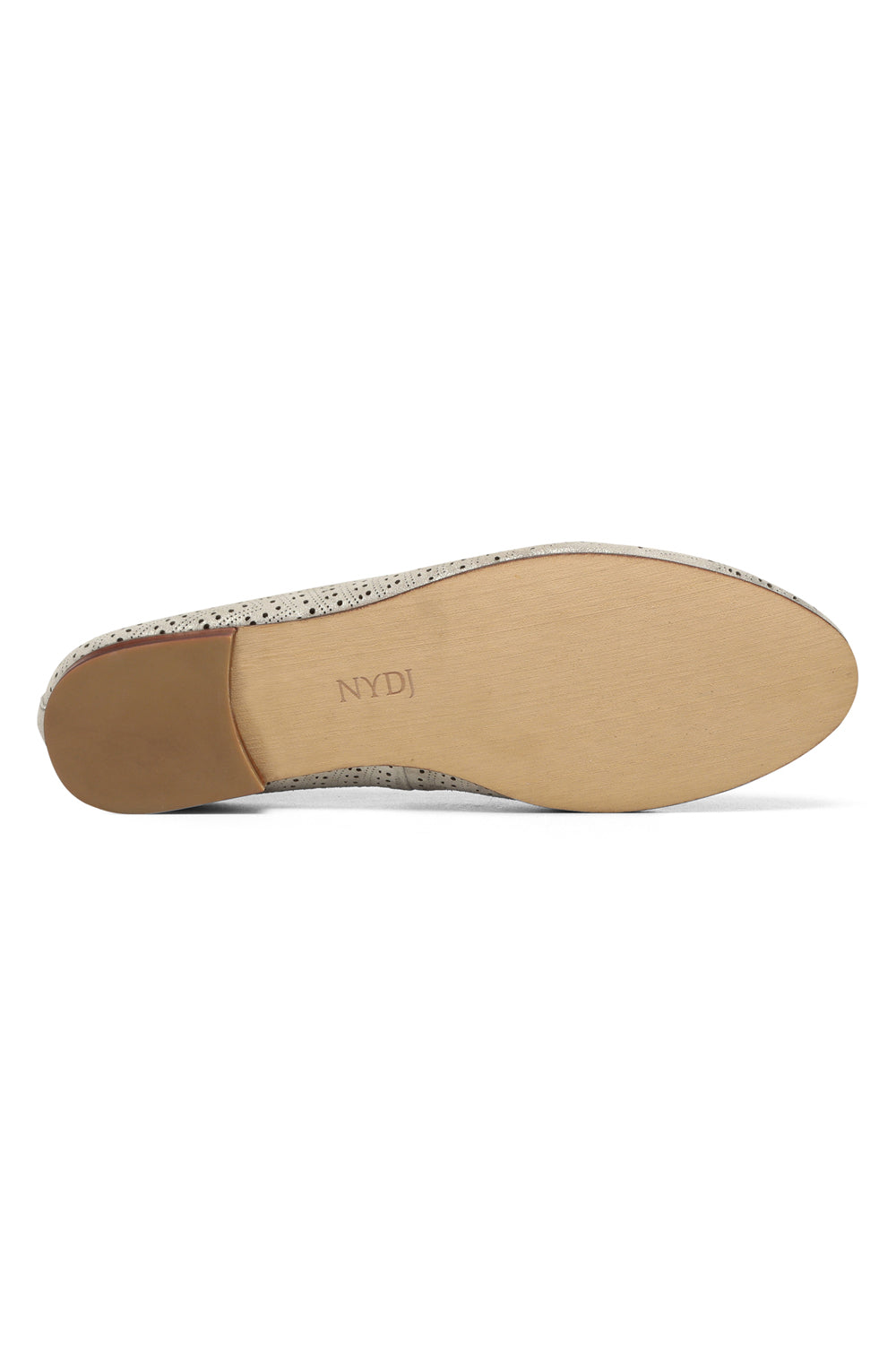 NYDJ Denver Loafers In Metallic Suede  - Feather