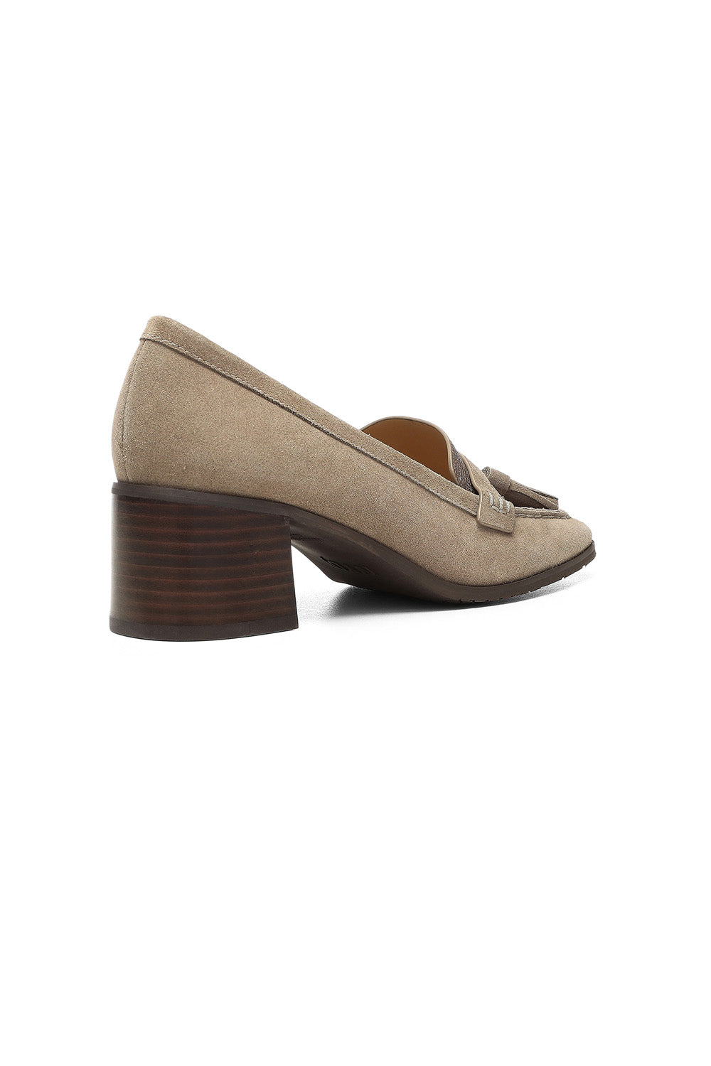 NYDJ Dexter Loafers In Suede - Taupe