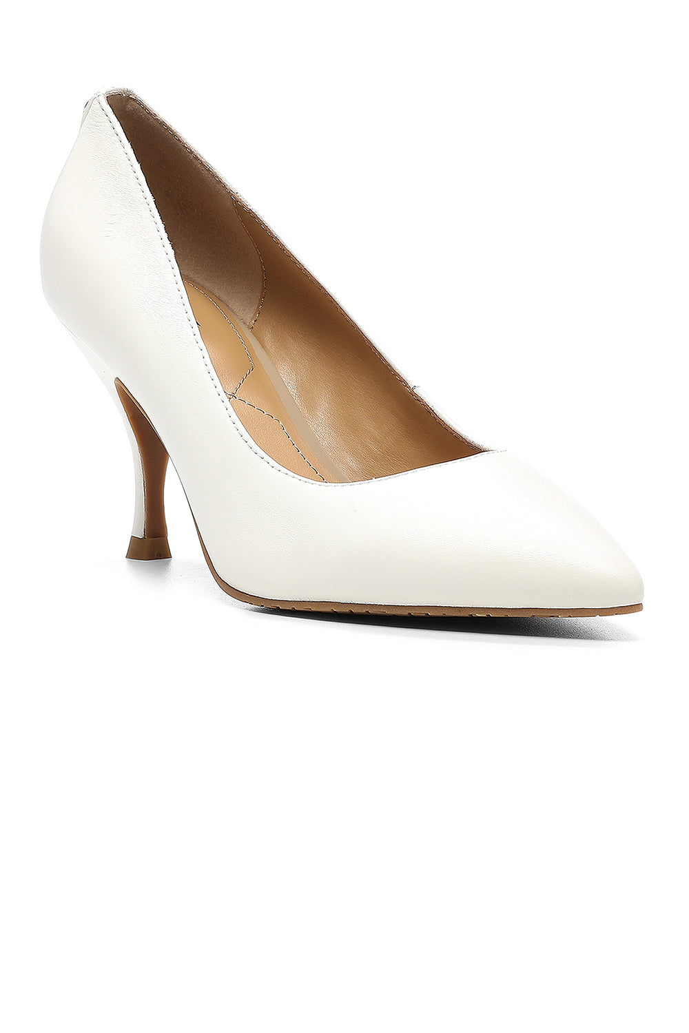 NYDJ Evie Pumps In Nappa Leather - Off White