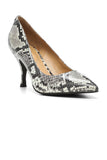 NYDJ Evie Pumps In Snake Print Leather - Feather