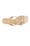 NYDJ Glam Block Heel Sandals In Kid Suede - Sand