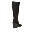 NYDJ Jessica Wedge Boots In Vachetta Leather - Black