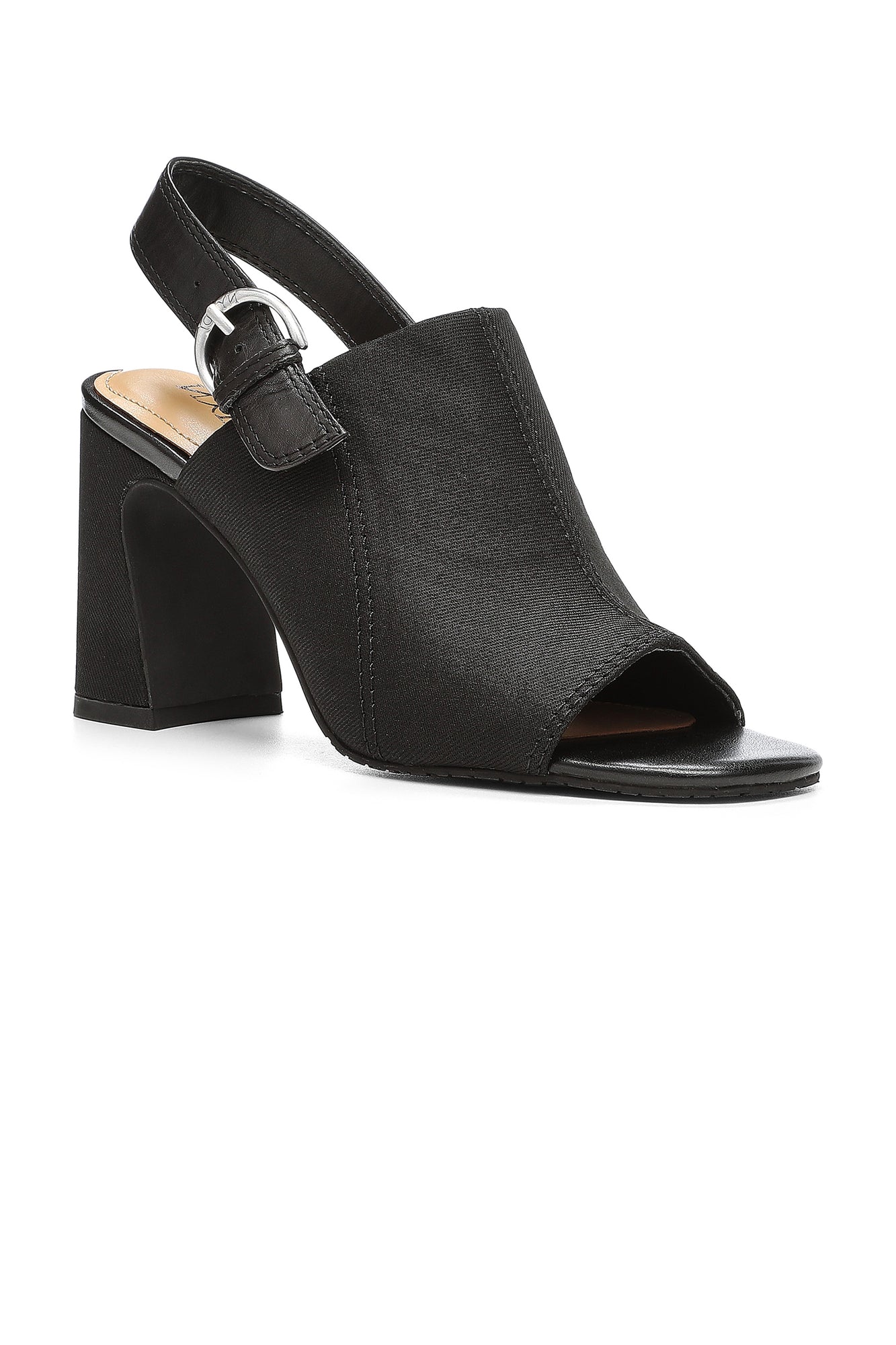 NYDJ Lyssa Block Heel Sandals In BlackLast™ Denim - Black