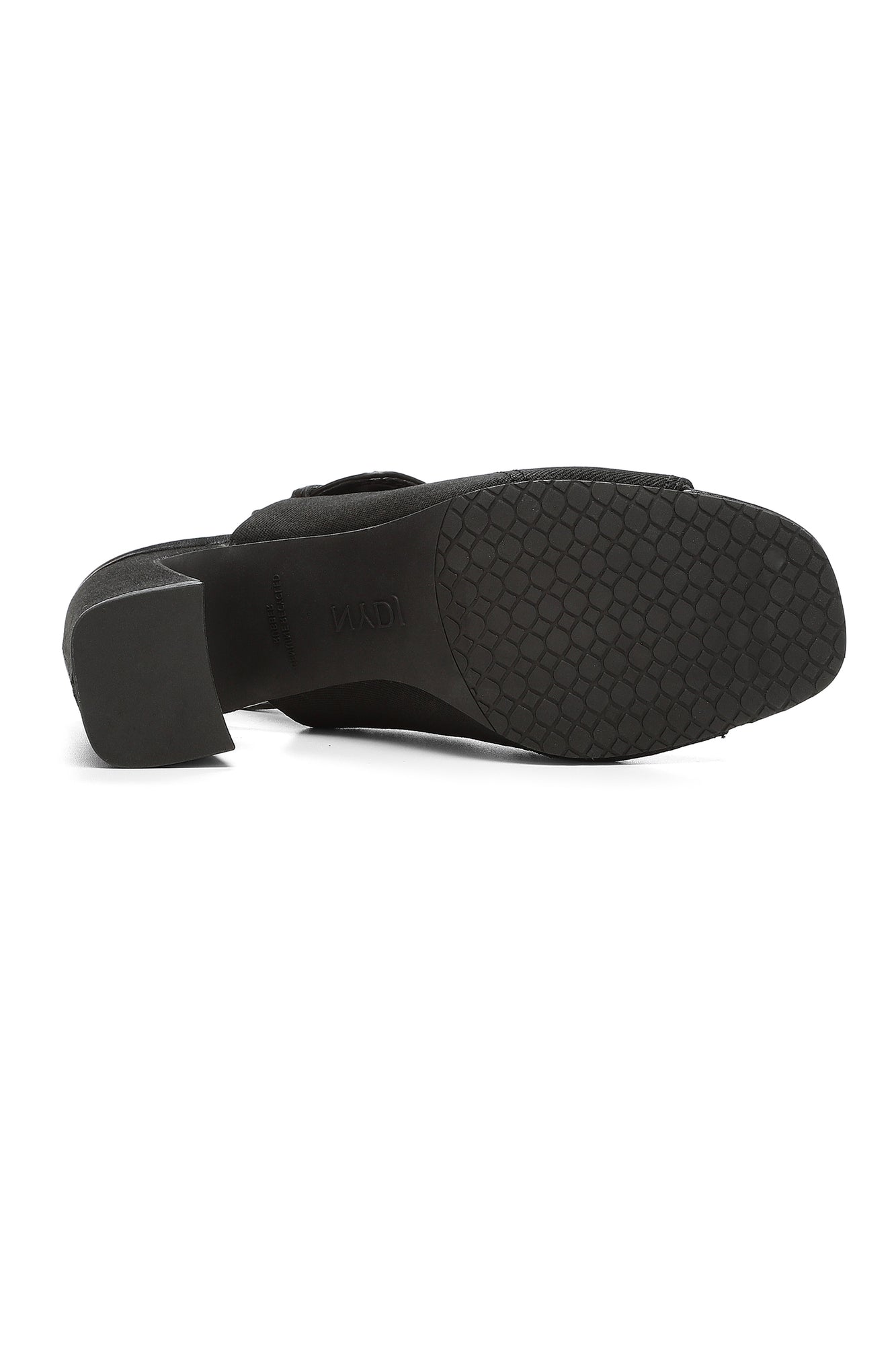 NYDJ Lyssa Block Heel Sandals In BlackLast™ Denim - Black