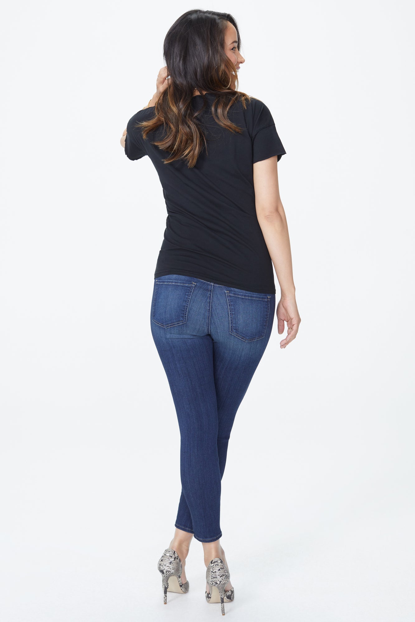 NYDJ Ami Skinny Ankle Maternity Jeans In Sure Stretch® Denim - Big Sur
