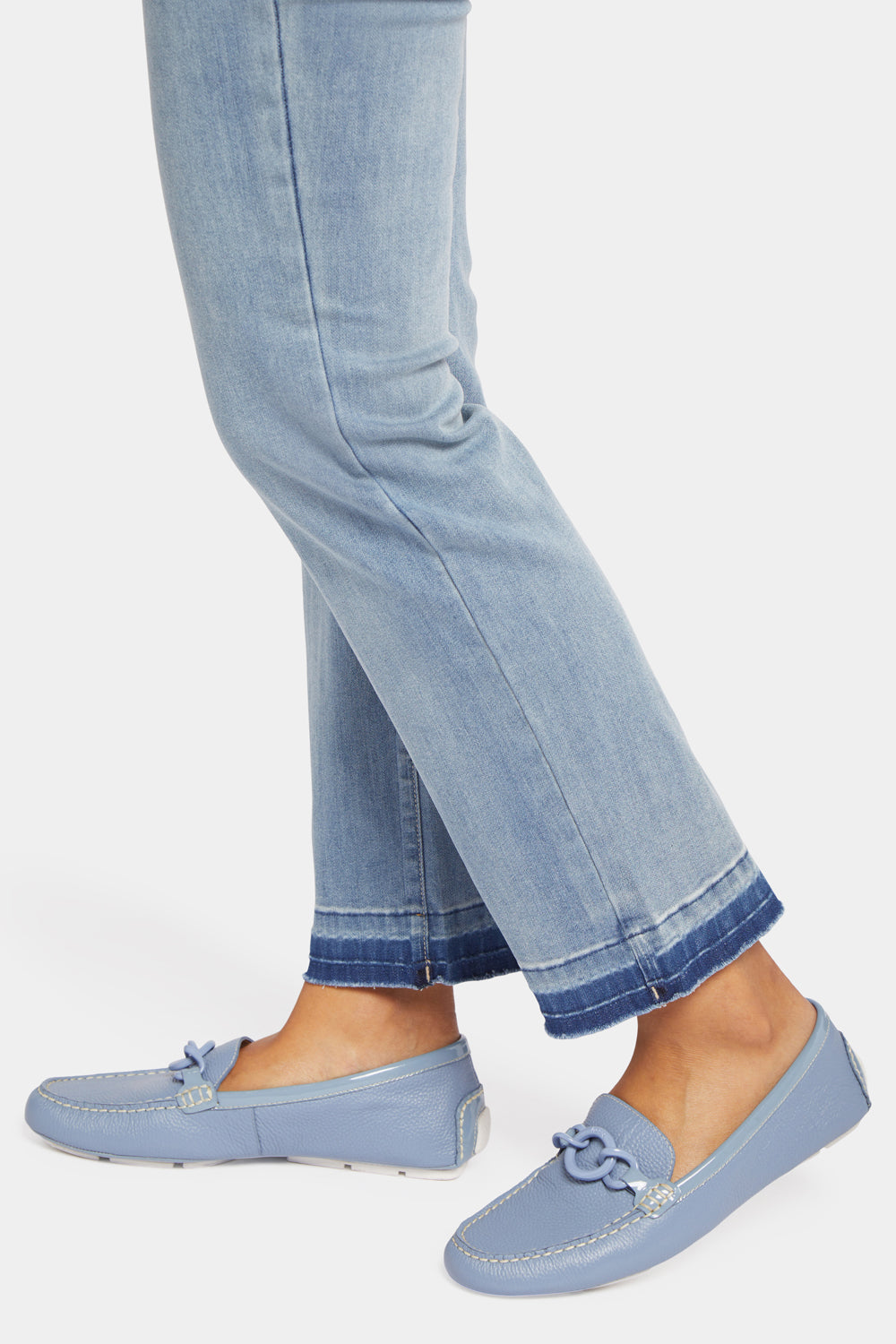 NYDJ Marilyn Straight Ankle Jeans In Sure Stretch® Denim With High Rise And Released Hems - Crystalline