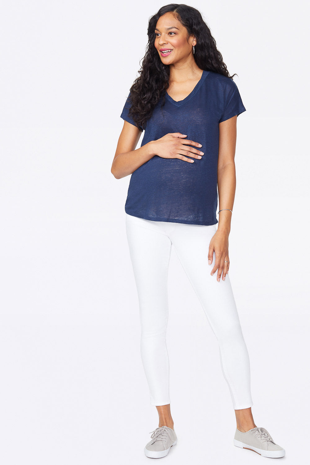 NYDJ Skinny Maternity Jeans  - Optic White