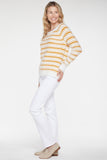NYDJ Boatneck Pullover Sweater  - Honeycomb