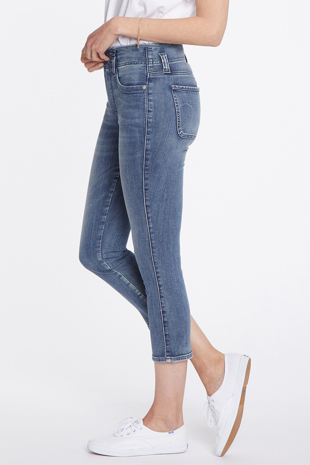 NYDJ Ami Skinny Capri Jeans In Cool Embrace® Denim With High Rise - Monet Blue