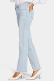 NYDJ Relaxed Straight Jeans In Cool Embrace® Denim With Mid Rise And Frayed Hems - Brightside