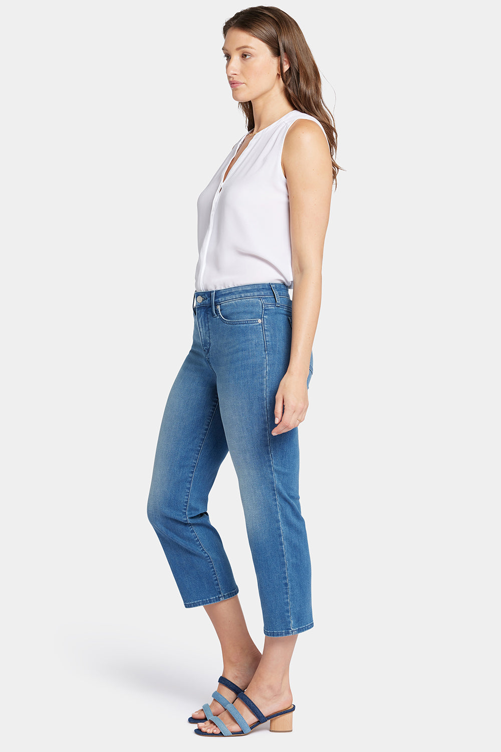 NYDJ Relaxed Piper Crop Jeans In Cool Embrace® Denim - Stunning