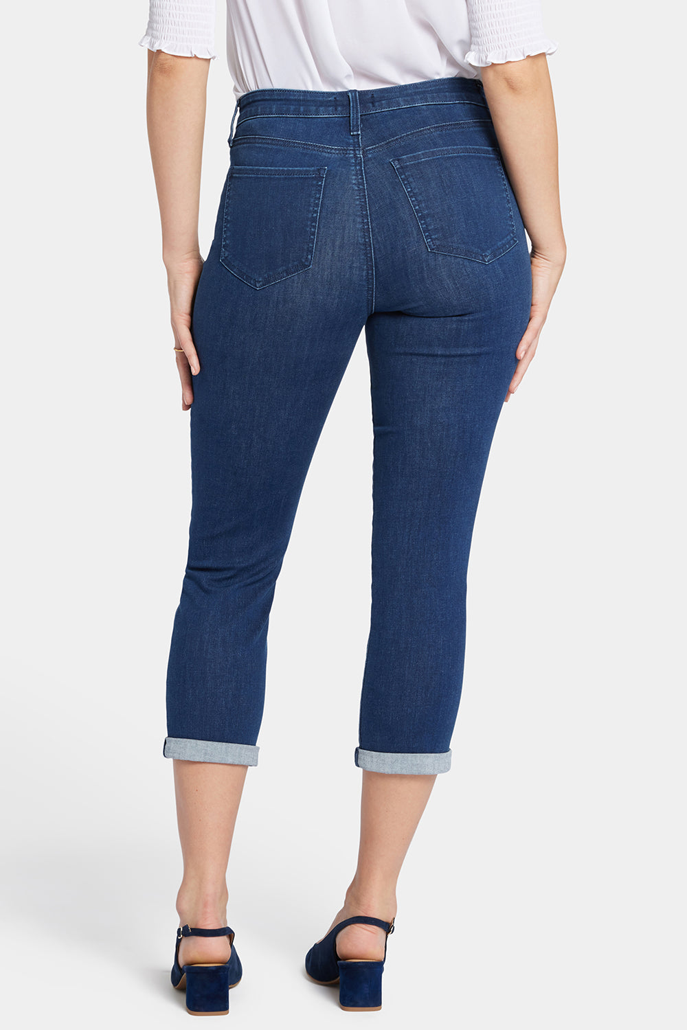 NYDJ Chloe Skinny Capri Jeans In Cool Embrace® Denim With Roll Cuffs - Arise