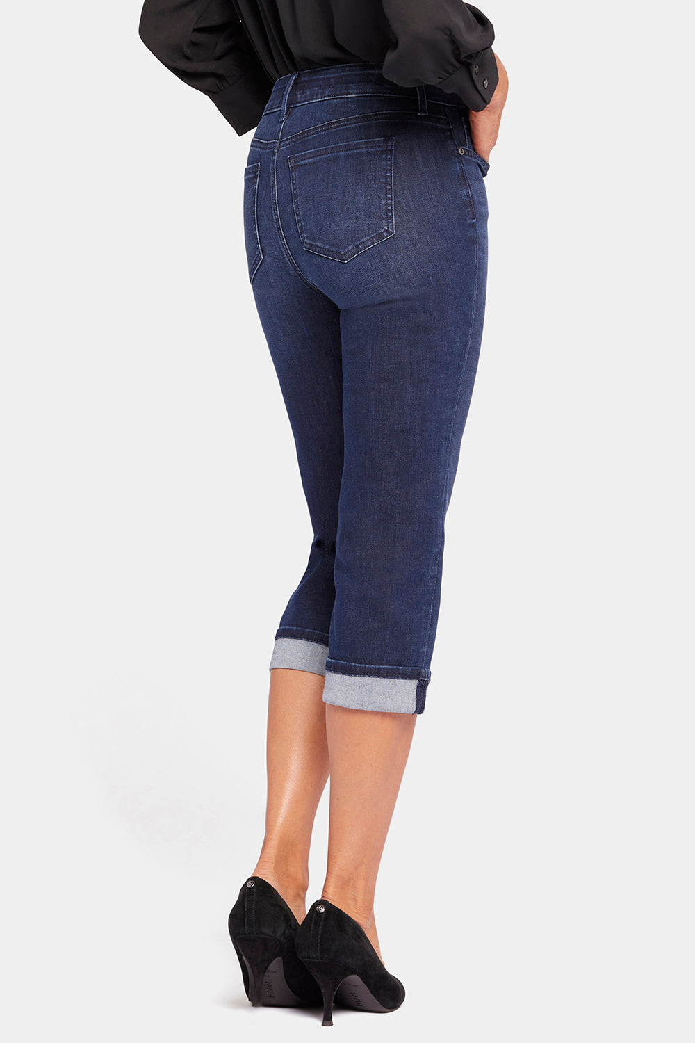 NYDJ Marilyn Straight Crop Jeans In Cool Embrace® Denim With Cuffs - Inspire