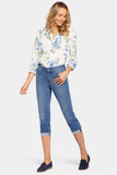 NYDJ Marilyn Straight Crop Jeans In Cool Embrace® Denim With Cuffs - Stunning