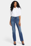 NYDJ Bailey Relaxed Straight Jeans  - Bluewell