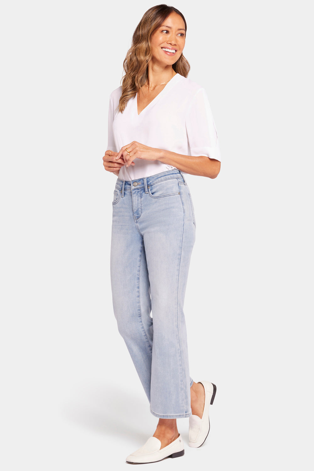 NYDJ Relaxed Flared Jeans  - Afterglow