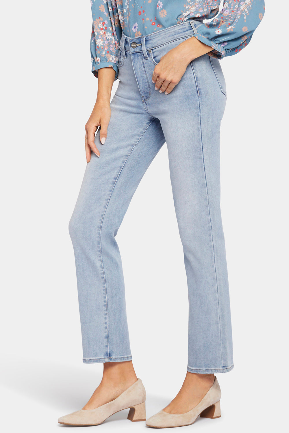 NYDJ High Straight Jeans  - Afterglow