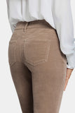NYDJ Marilyn Straight Pants In Fine Wale Corduroy - Saddlewood