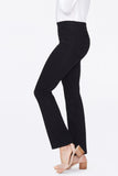 NYDJ Marilyn Straight Pull-On Jeans  - Black