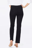 NYDJ Marilyn Straight Pull-On Jeans  - Black