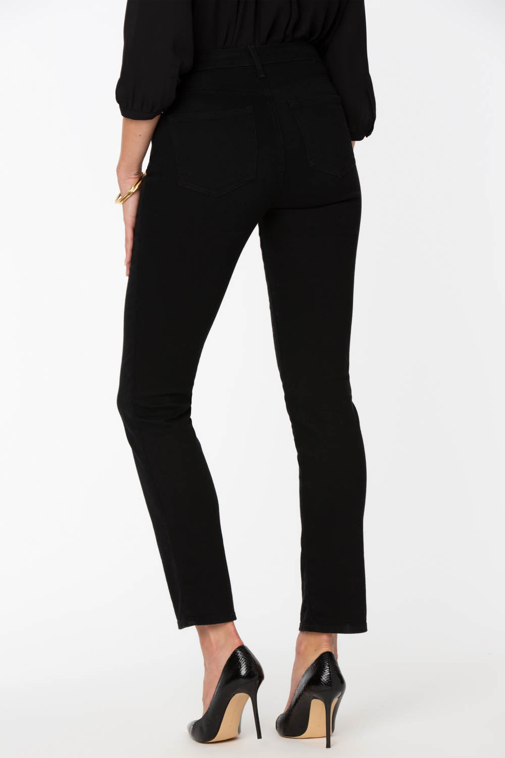 NYDJ Sheri Slim Jeans  - Black