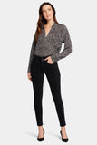 NYDJ Ami Skinny Jeans  - Houndstooth Luxe Burnout