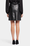NYDJ Faux Leather 5 Pocket Skirt Sculpt-Her™ Collection - Black