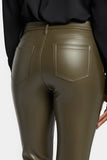 NYDJ Faux Leather Marilyn Straight Pants Sculpt-Her™ Collection - Ripe Olive