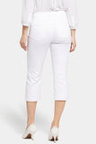 NYDJ Marilyn Straight Crop Jeans With Cuffs - Optic White