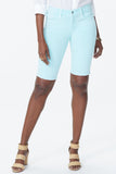NYDJ Briella 11 Inch Denim Shorts With Frayed Hems - Pale Cabana