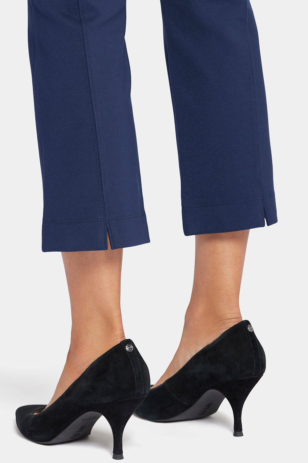 NYDJ Pull-On Straight Crop Pants Sculpt-Her™ Collection - Oxford Navy