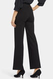 NYDJ Pull-On Relaxed Straight Pants Sculpt-Her™ Collection - Black