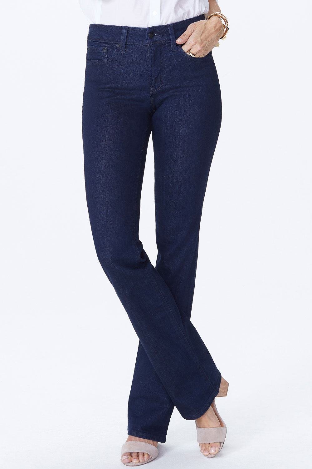 NYDJ Barbara Bootcut Jeans With Short 30