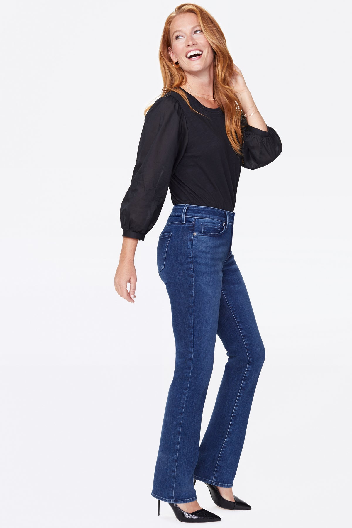 NYDJ Marilyn Straight Jeans  - Habana