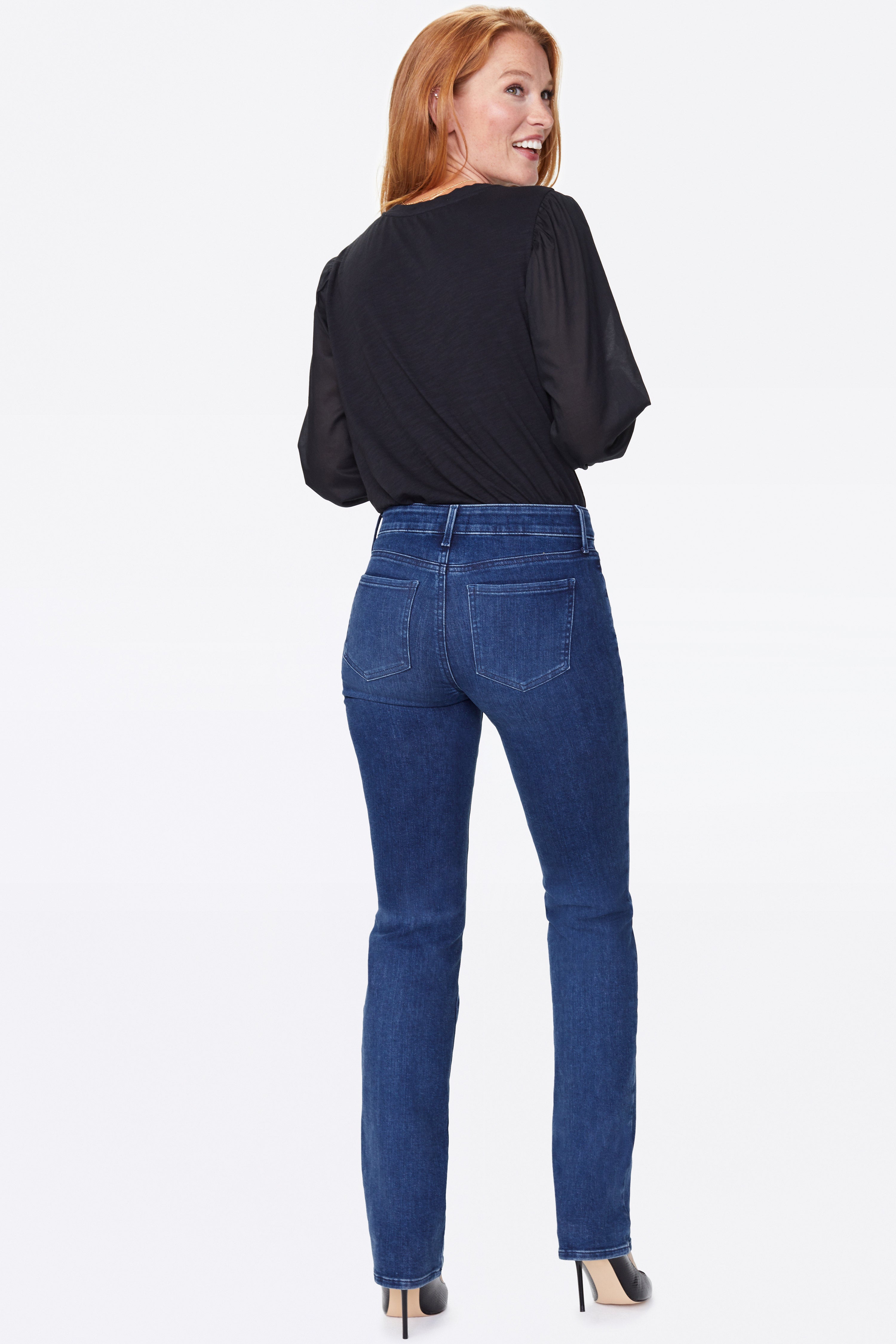 Marilyn Straight Jeans - Habana Blue | NYDJ