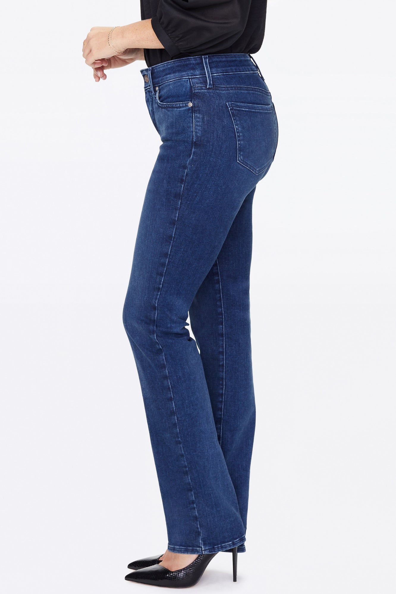 NYDJ Marilyn Straight Jeans  - Habana