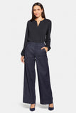 NYDJ Mona Wide Leg Trouser Jeans With High Rise - Lightweight Rinse