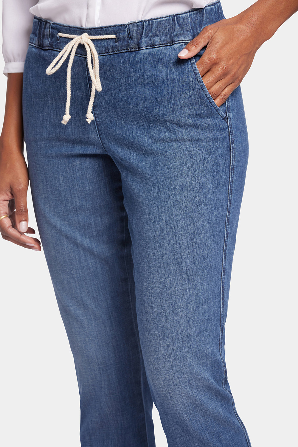 NYDJ Slim Jogger Ankle Jeans With Roll Cuffs - Elegance