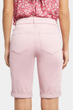 NYDJ Briella 11 Inch Denim Shorts With Roll Cuffs - Vintage Pink