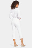 NYDJ Chloe Capri Jeans With Cuffs - Optic White