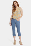 NYDJ Marilyn Straight Crop Jeans With Cuffs - Blue Stone
