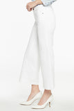 NYDJ Teresa Wide Leg Ankle Jeans With Contoured Inseams - Optic White