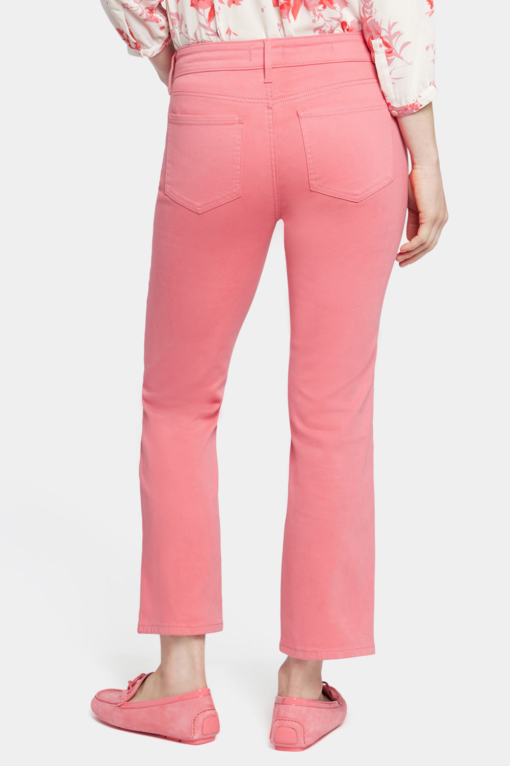 NYDJ Marilyn Straight Ankle Jeans  - Pink Punch